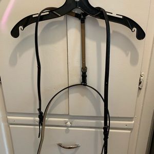 BCBG MAX AZRIA BLACK ZIPPER HARNESS